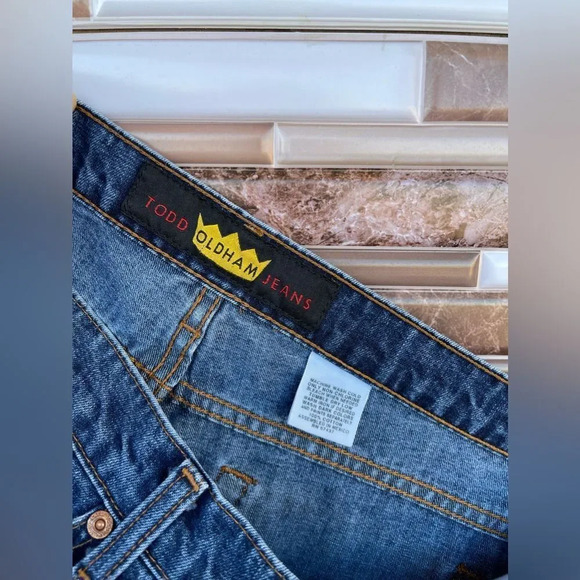 Todd Oldham Vintage 90's Straight Leg Jeans Size 11 - Picture 7 of 15